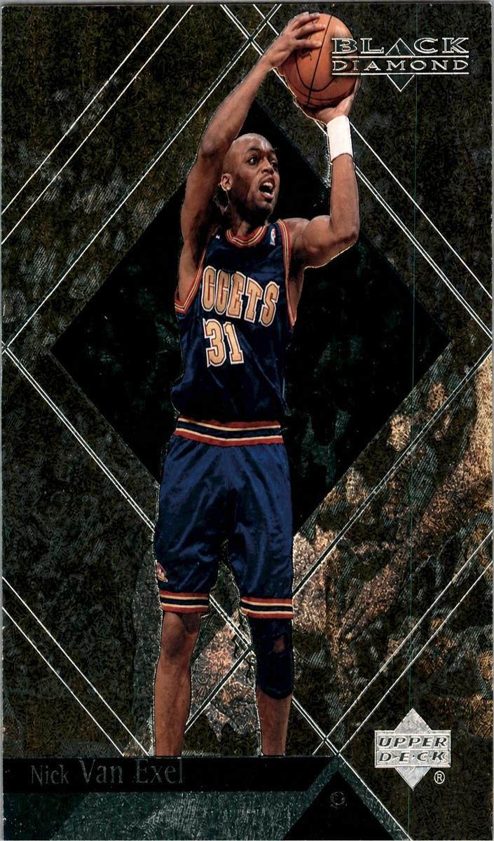 1999 Upper Deck Black Diamond Nick Van Exel #20 card