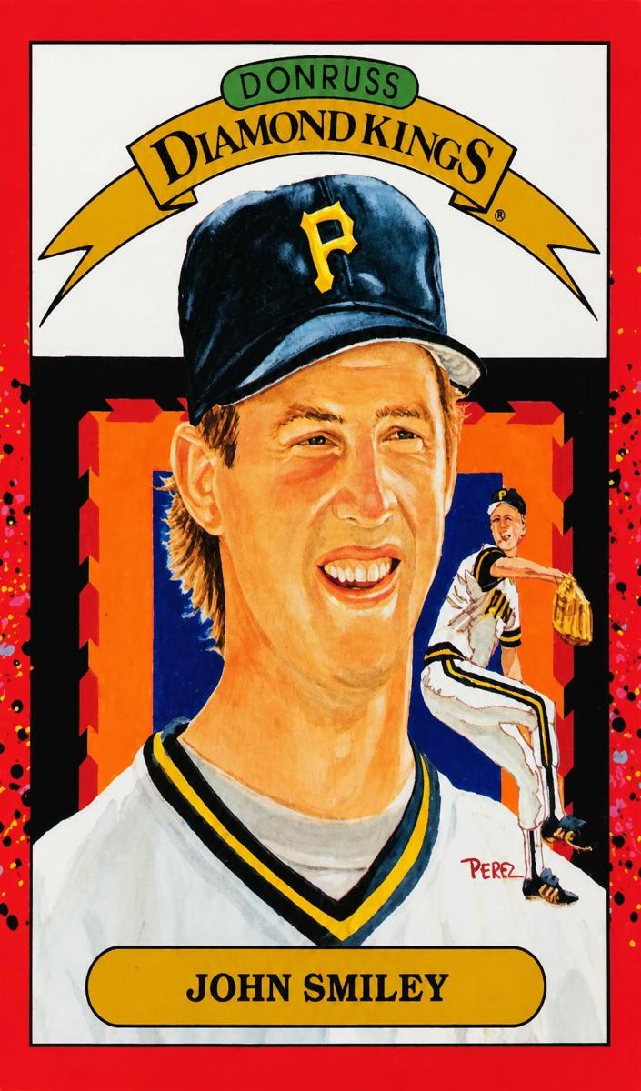 John Smiley 1990 Donruss Diamond Kings Baseball