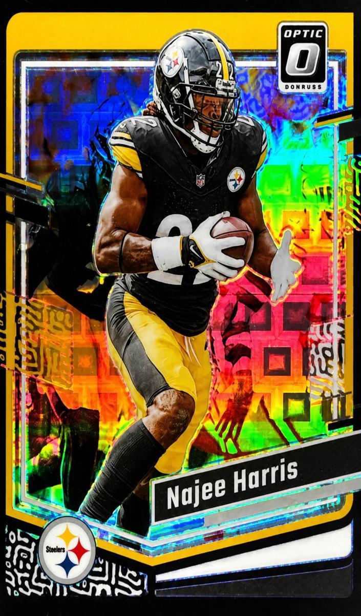 Najee Harris 2023 Donruss Optic Football card