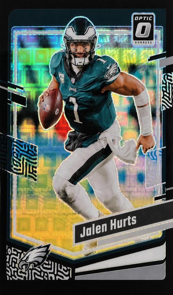 Jalen Hurts 2023 Donruss Optic Football card
