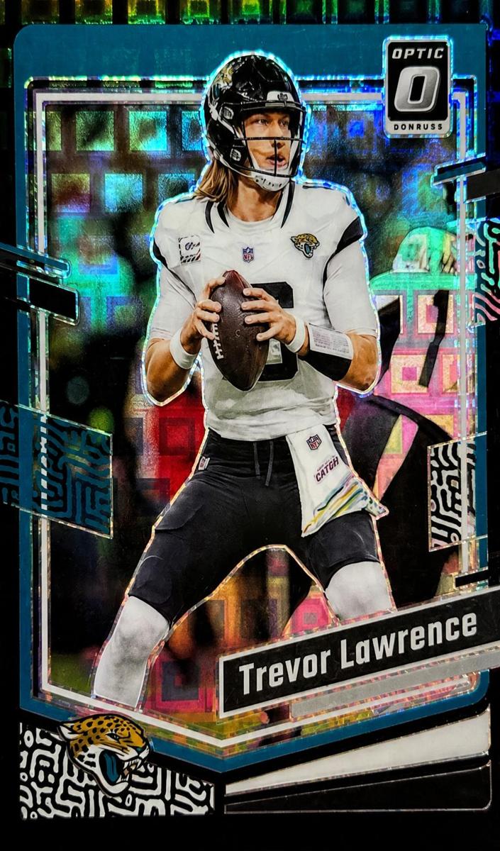 Trevor Lawrence 2023 Donruss Optic Football card