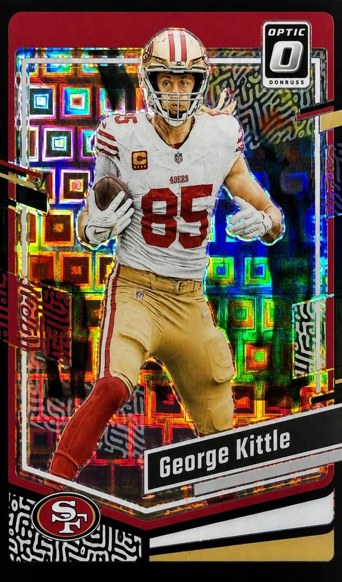 George Kittle 2023 Donruss Optic Football card