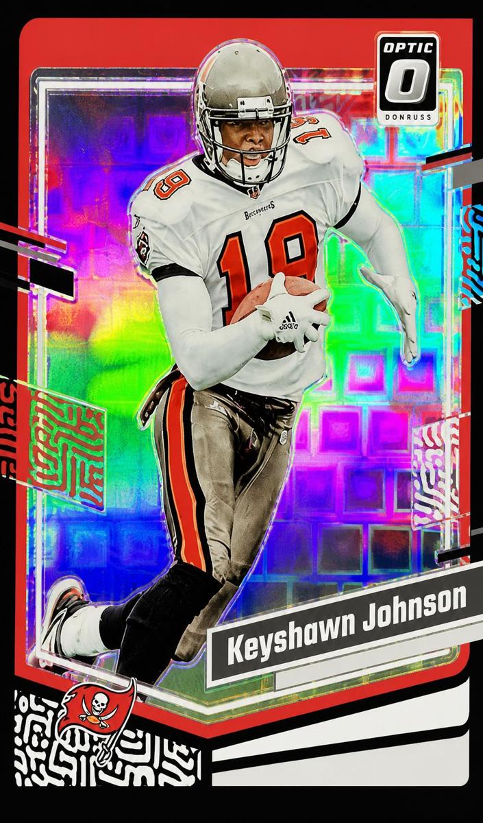 Keyshawn Johnson 2023 Donruss Optic Football card