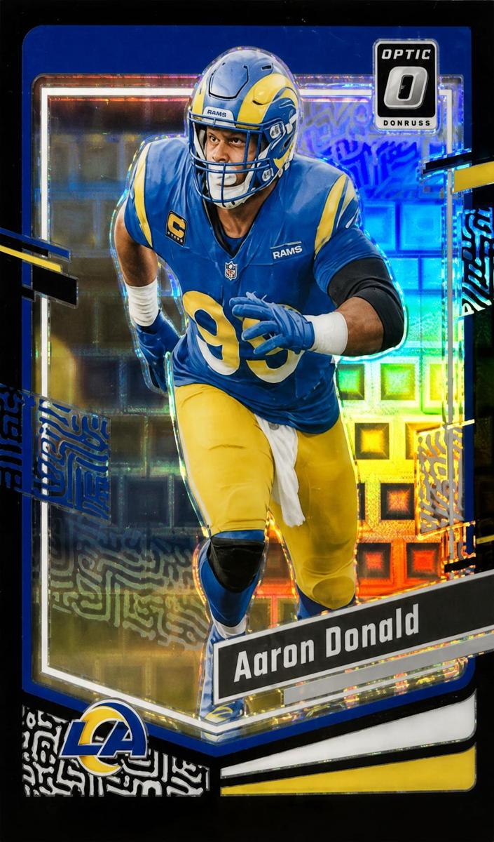 Aaron Donald 2023 Donruss Optic Football card