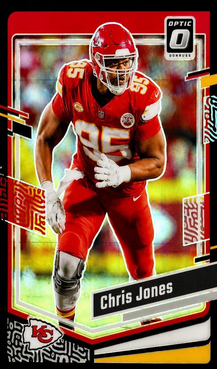 Chris Jones 2023 Donruss Optic Football card