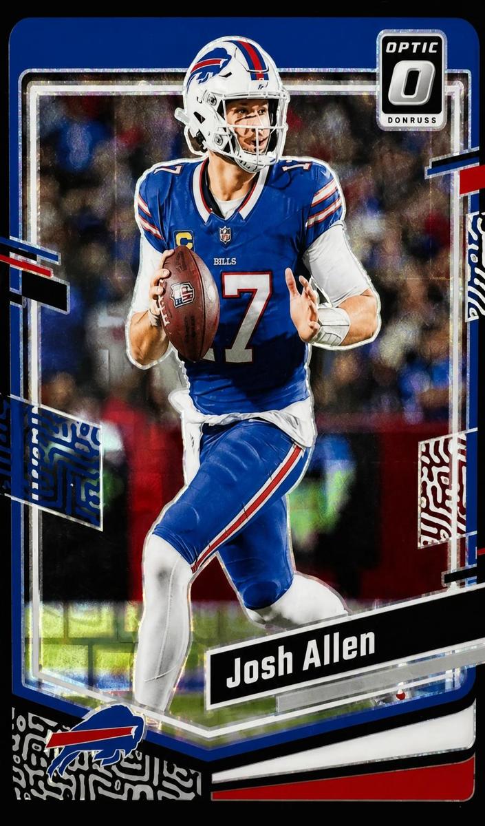 Josh Allen 2023 Donruss Optic Football card