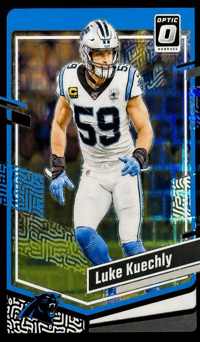 Luke Kuechly 2023 Donruss Optic Football card