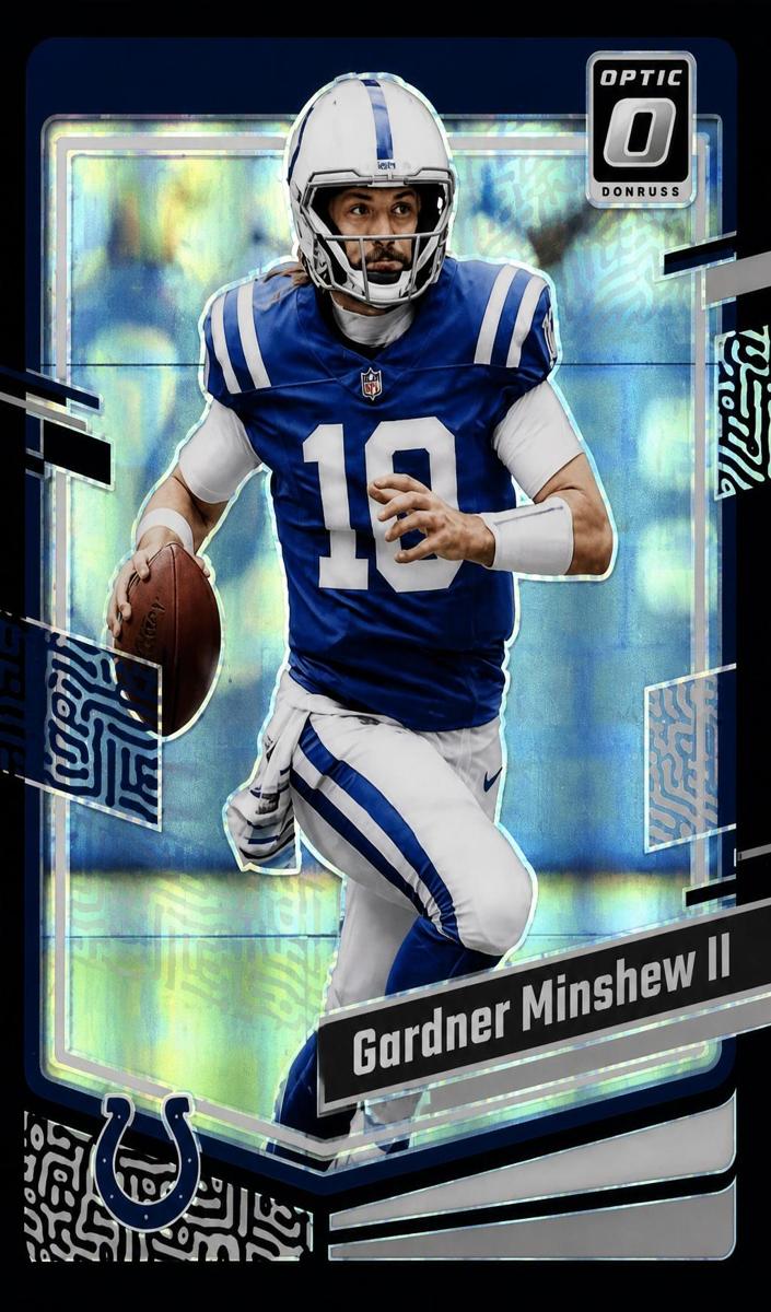 Gardner Minshew II 2023 Donruss Optic Football card