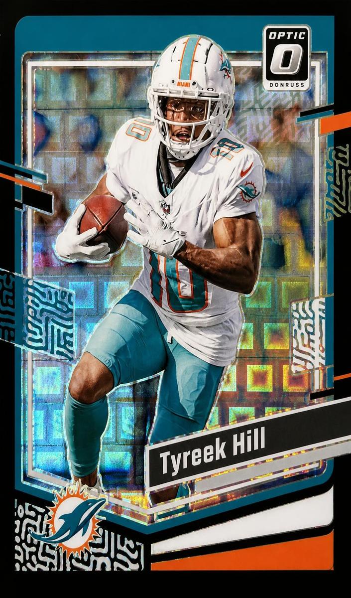 Tyreek Hill 2023 Donruss Optic Football card