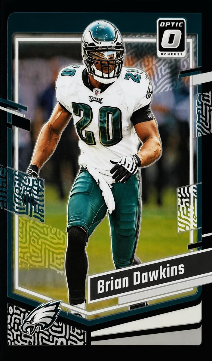 Brian Dawkins 2023 Donruss Optic Football card