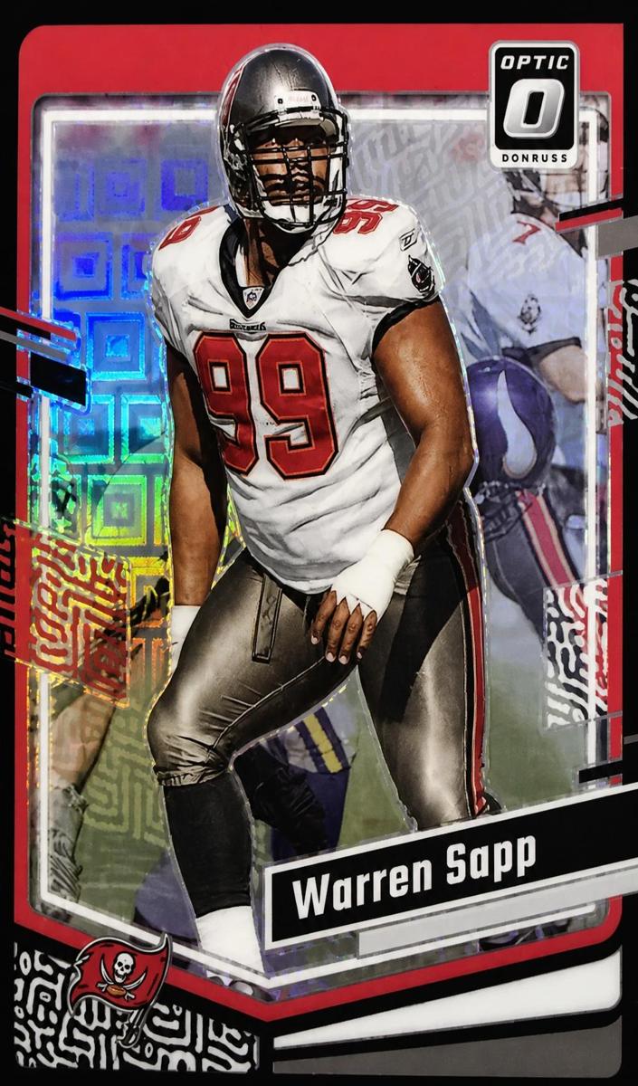 Warren Sapp 2023 Donruss Optic Football card