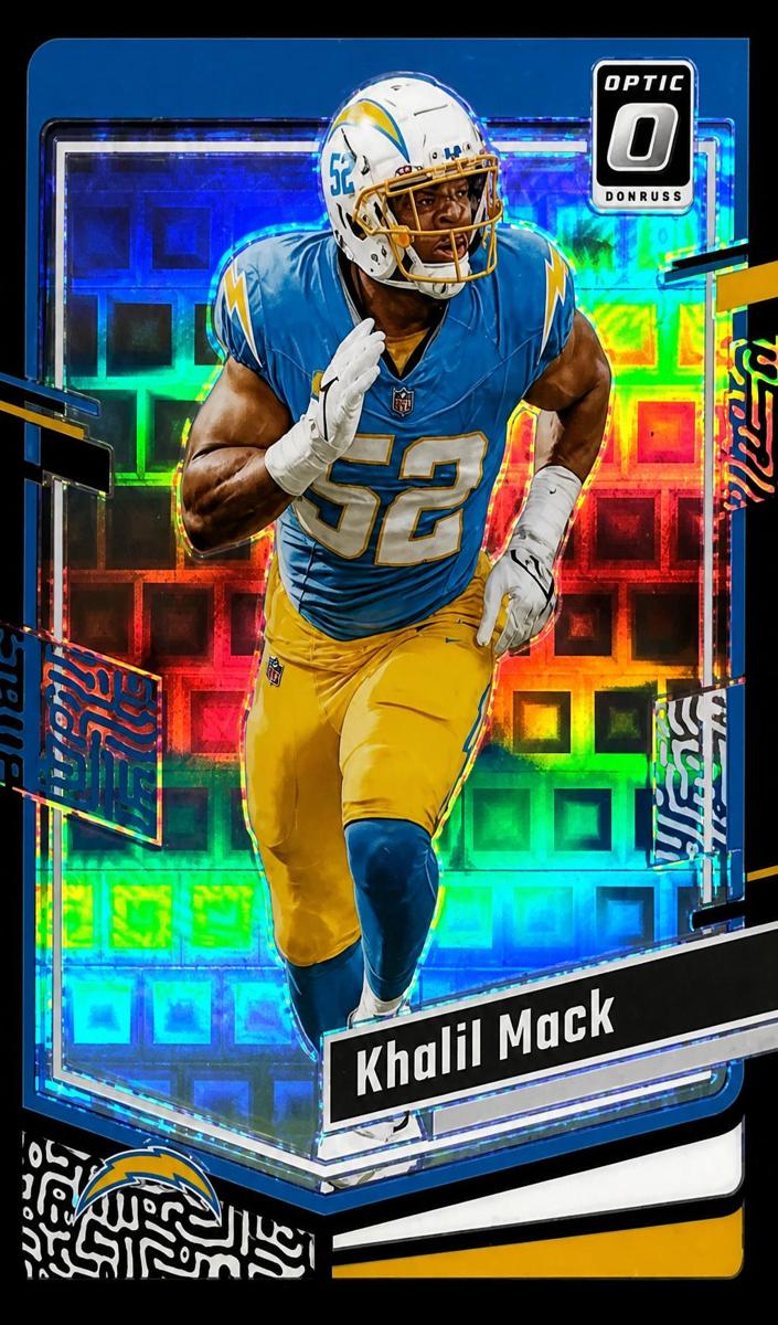 Khalil Mack 2023 Donruss Optic Football card