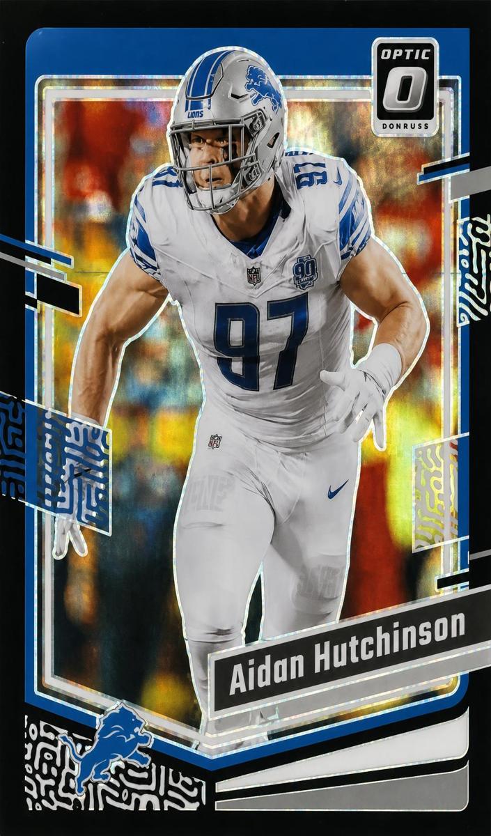 Aidan Hutchinson 2023 Donruss Optic Football card