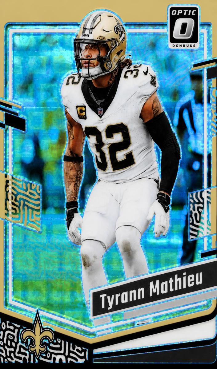 Tyrann Mathieu 2023 Donruss Optic Football card