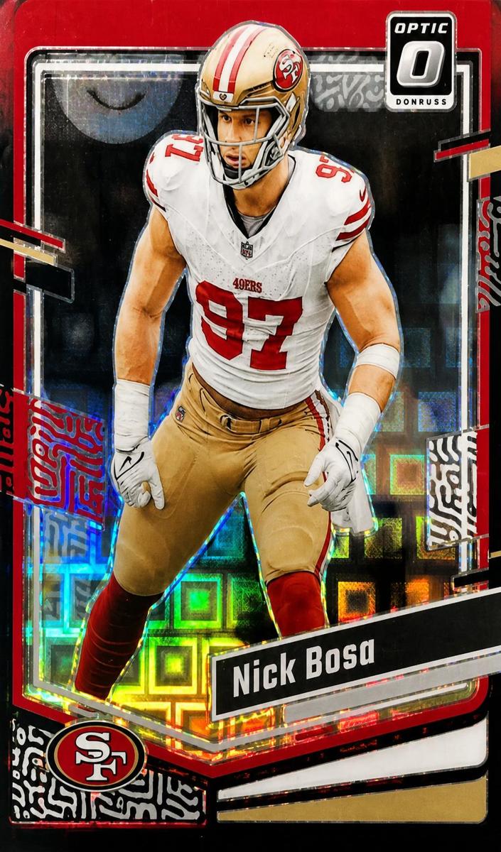 Nick Bosa 2023 Donruss Optic Football card