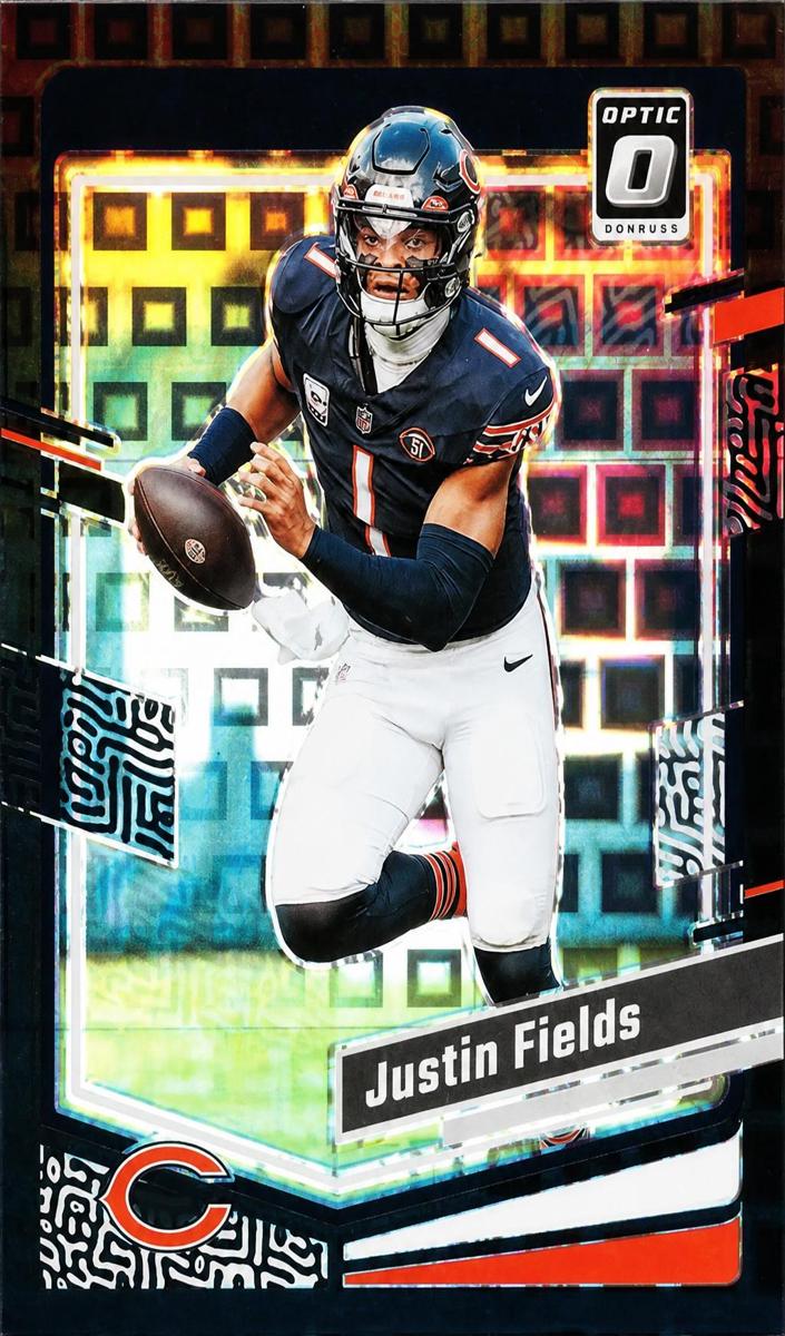 Justin Fields 2023 Donruss Optic Football card