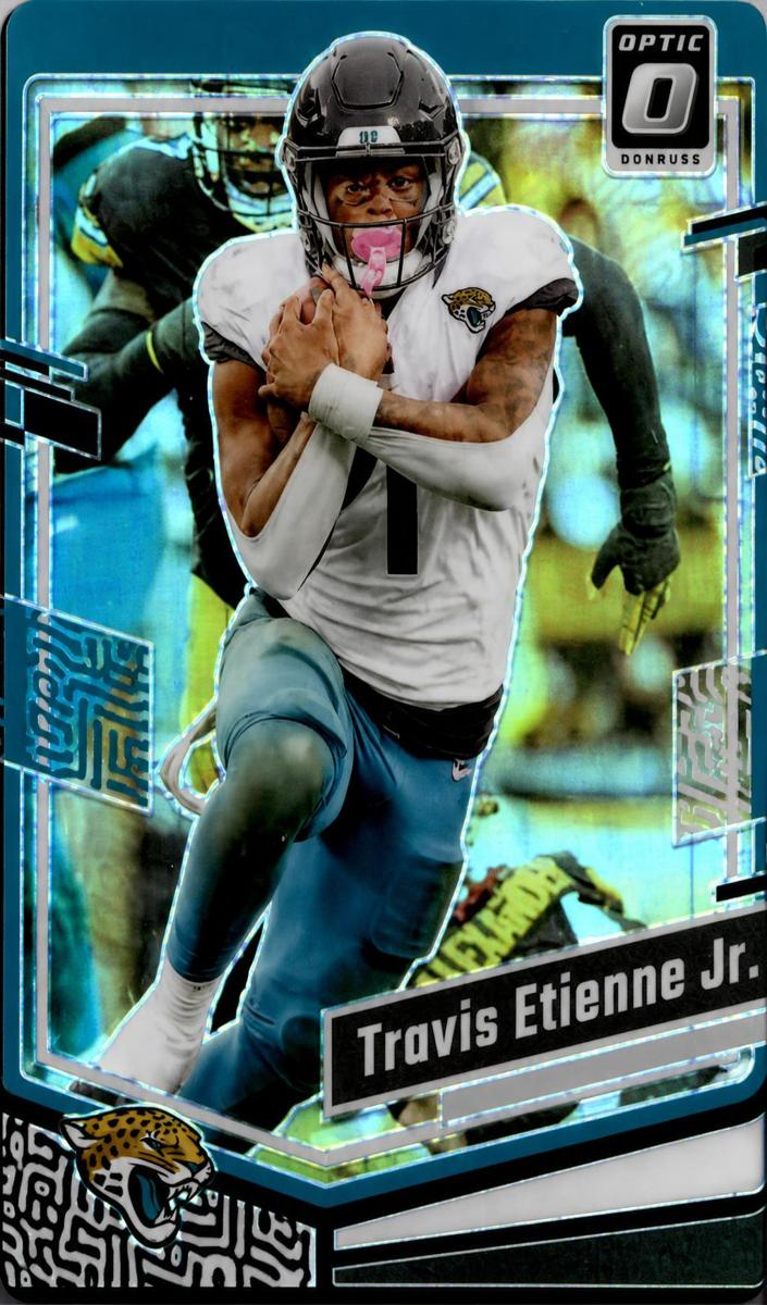 Travis Etienne Jr. 2023 Donruss Optic Football card