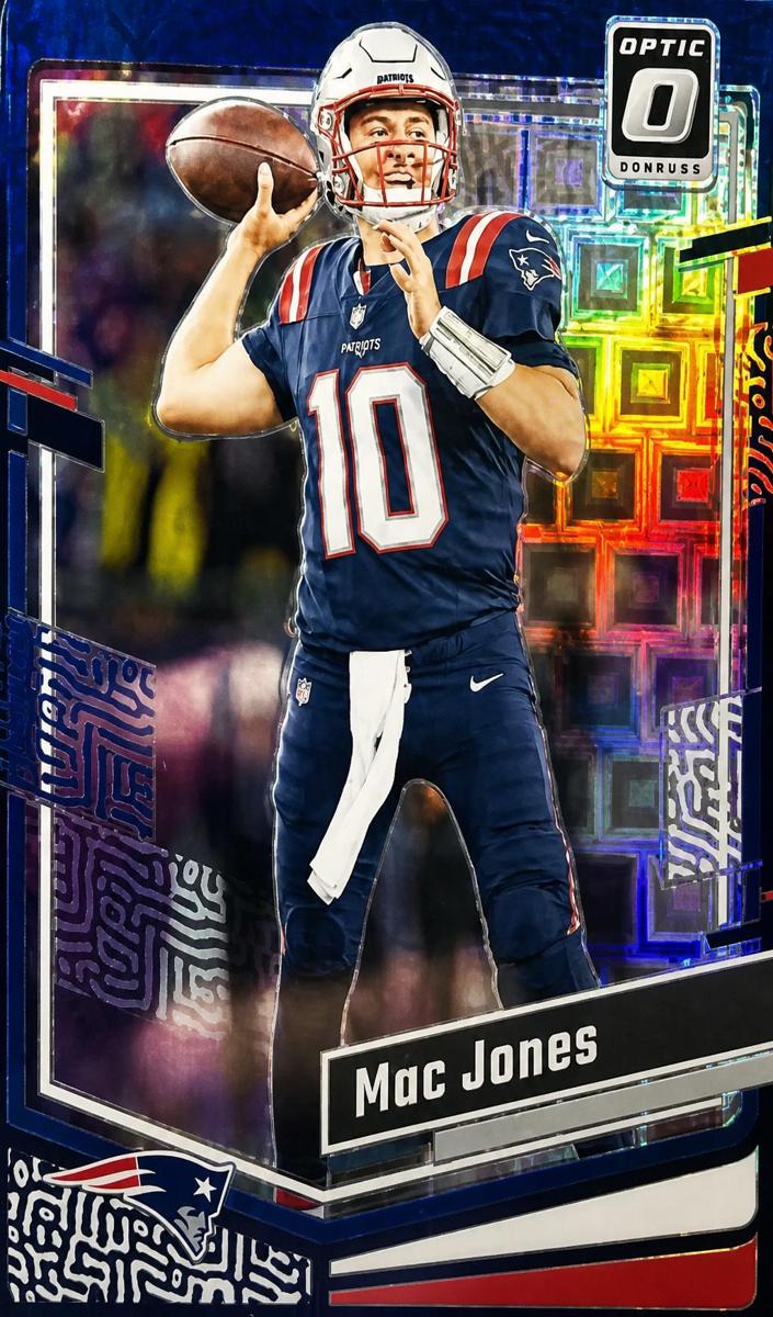 Mac Jones 2023 Donruss Optic Football card