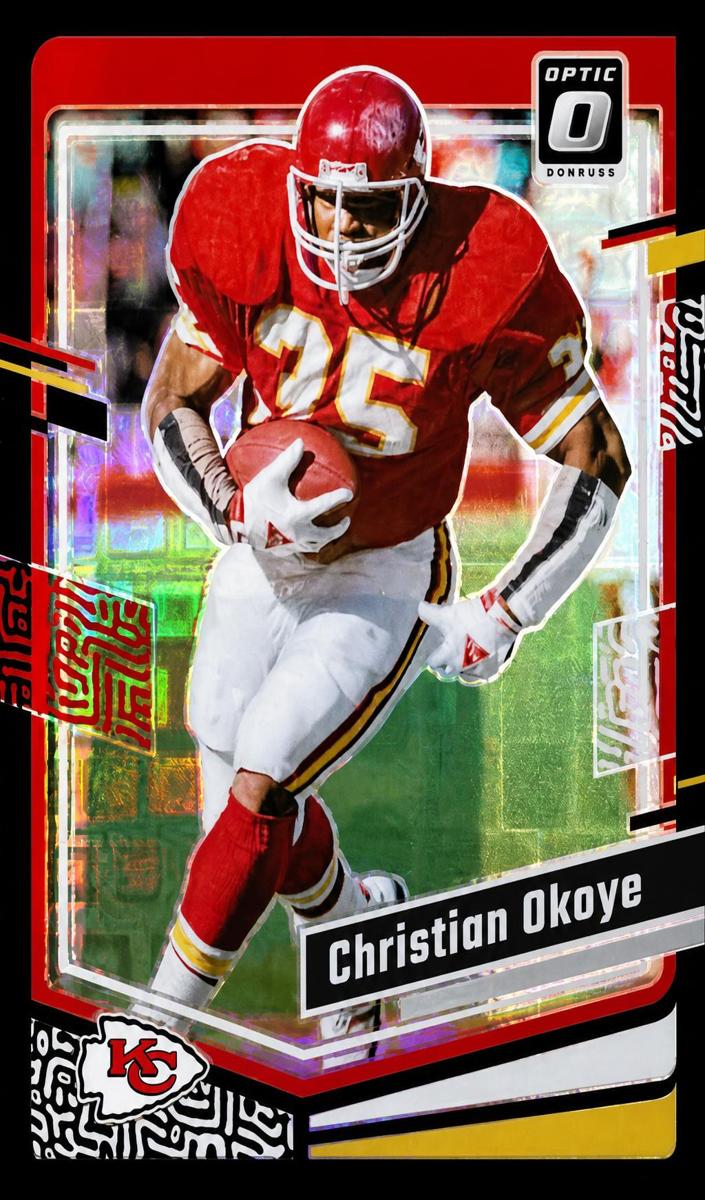 Christian Okoye 2023 Donruss Optic Football card