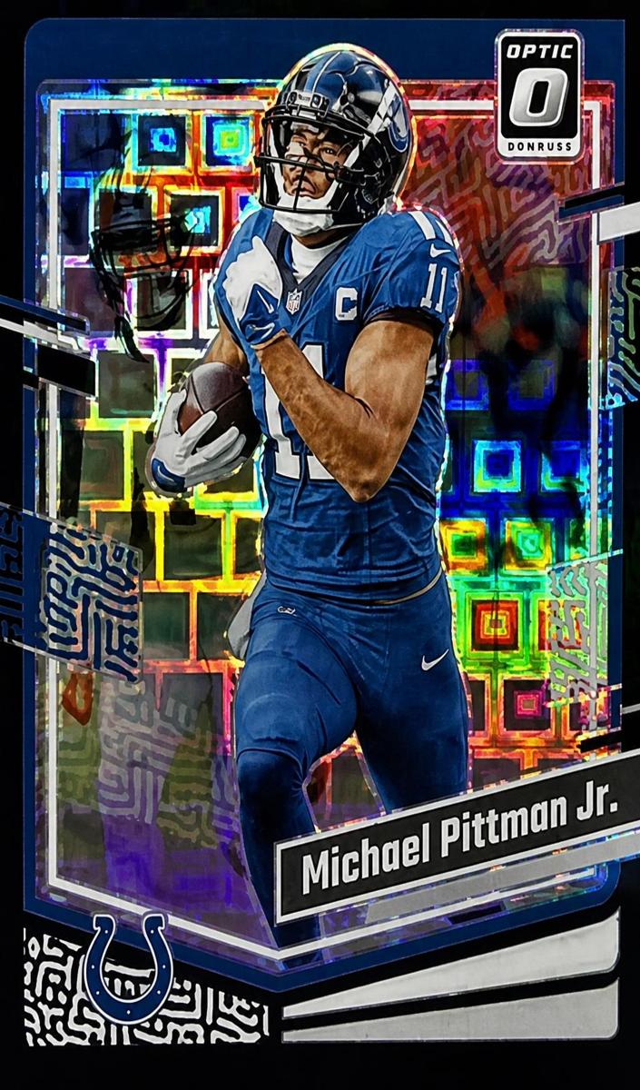 Michael Pittman Jr. 2023 Donruss Optic Football card