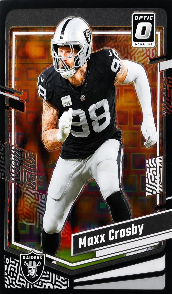 Maxx Crosby 2023 Donruss Optic Football card