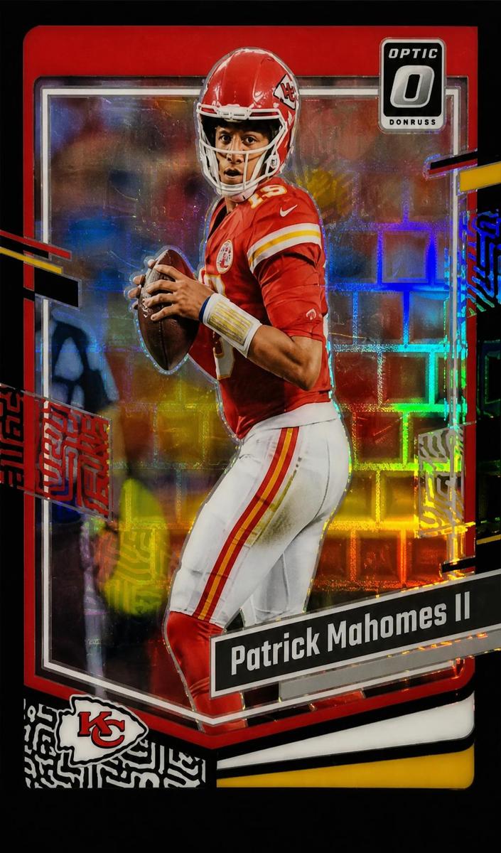 Patrick Mahomes II 2023 Donruss Optic Football card