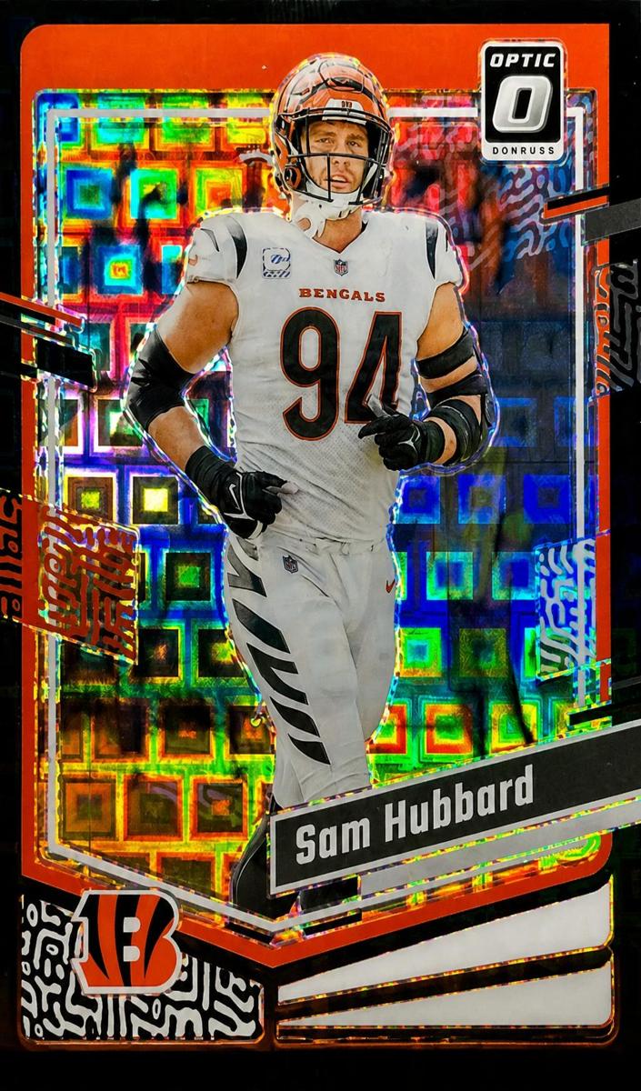 Sam Hubbard 2023 Donruss Optic Football card