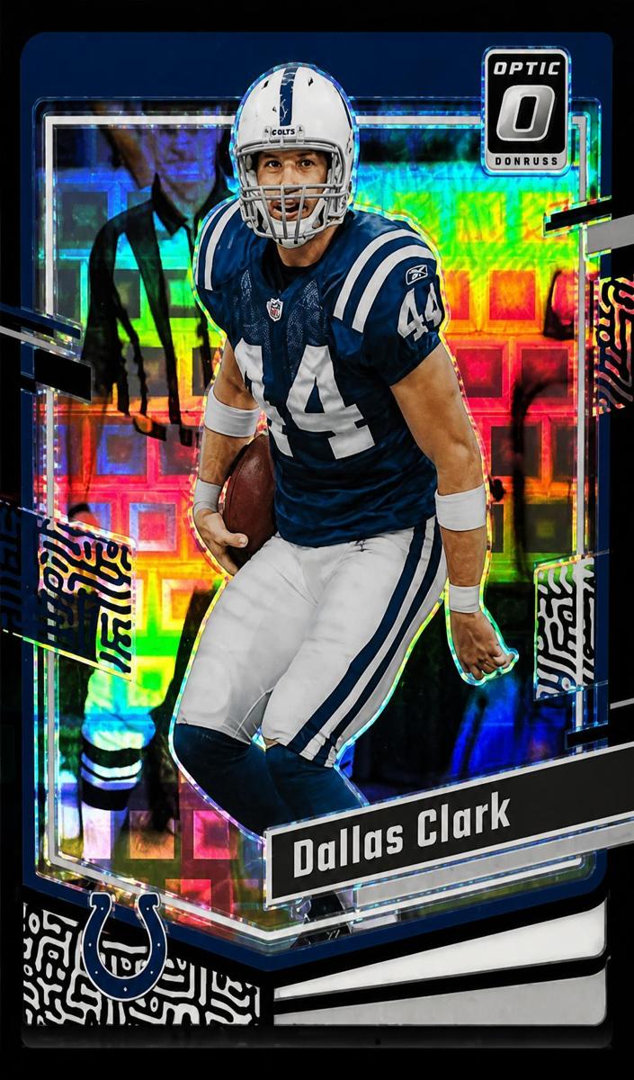 Dallas Clark 2023 Donruss Optic Football card