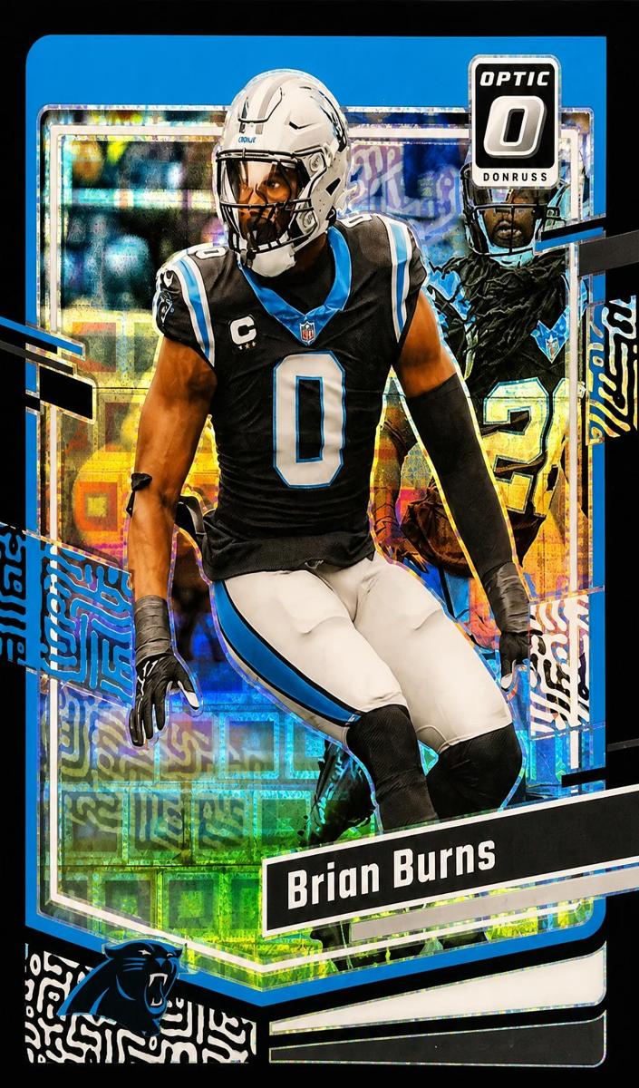 Brian Burns 2023 Donruss Optic Football card