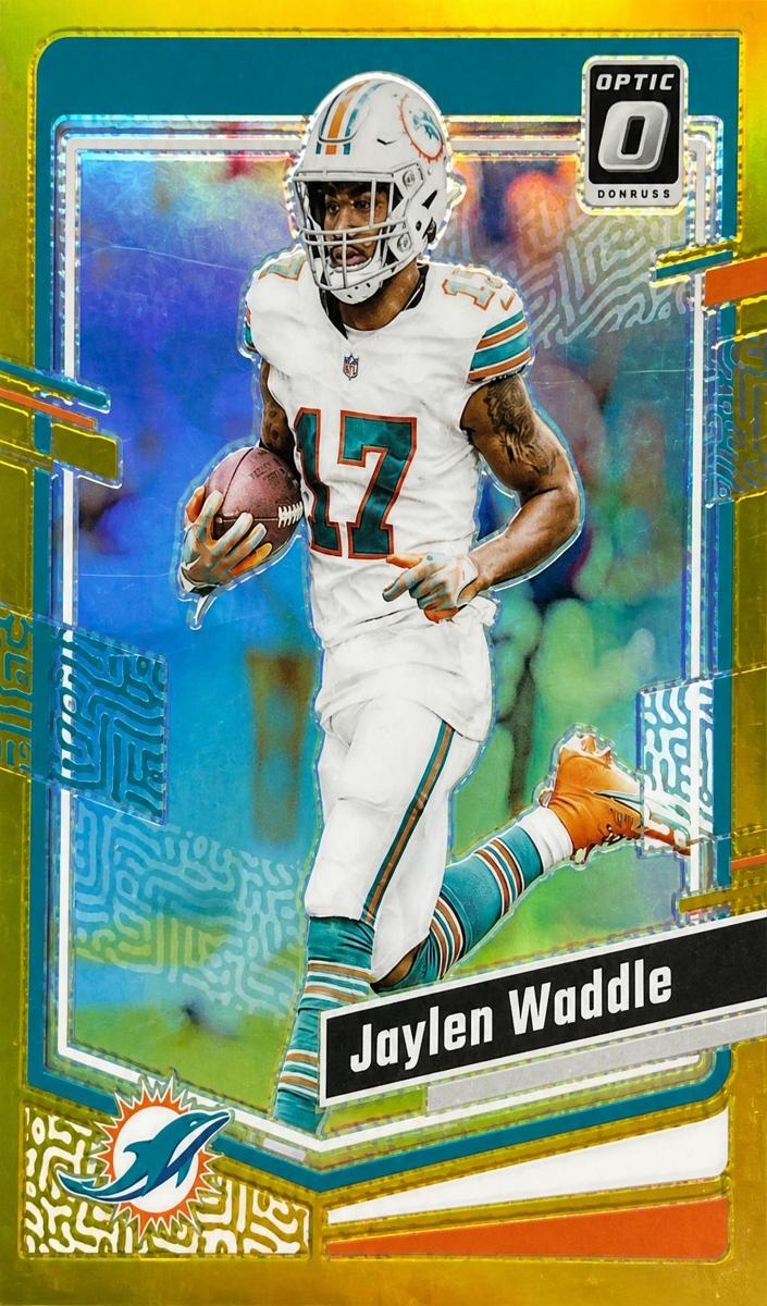 Jaylen Waddle 2023 Donruss Optic Football card