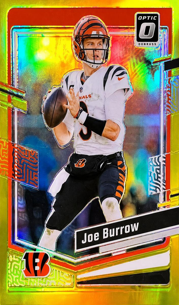 Joe Burrow 2023 Donruss Optic Football card