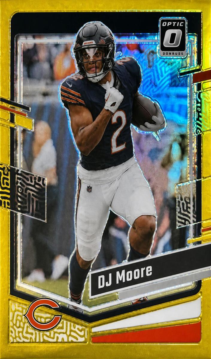 DJ Moore 2023 Donruss Optic Football card