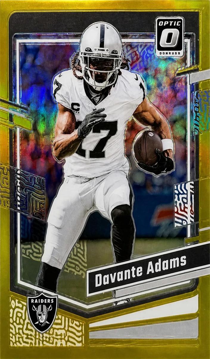 Davante Adams 2023 Donruss Optic Football card