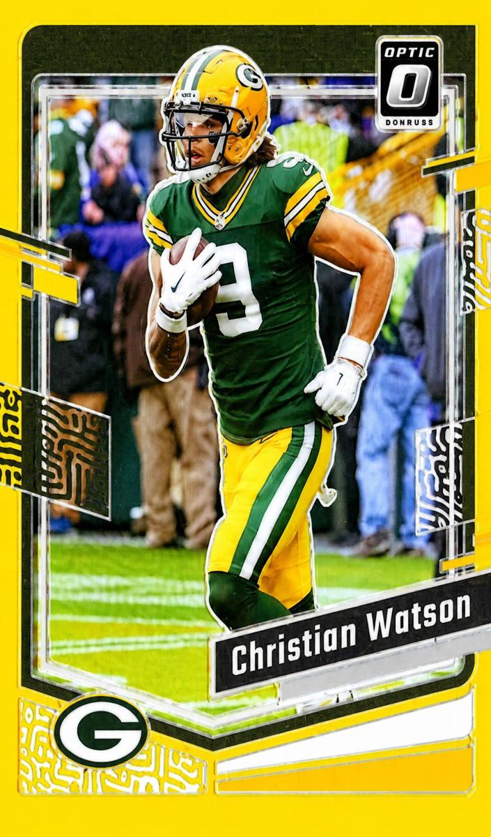 Christian Watson 2023 Donruss Optic Football card
