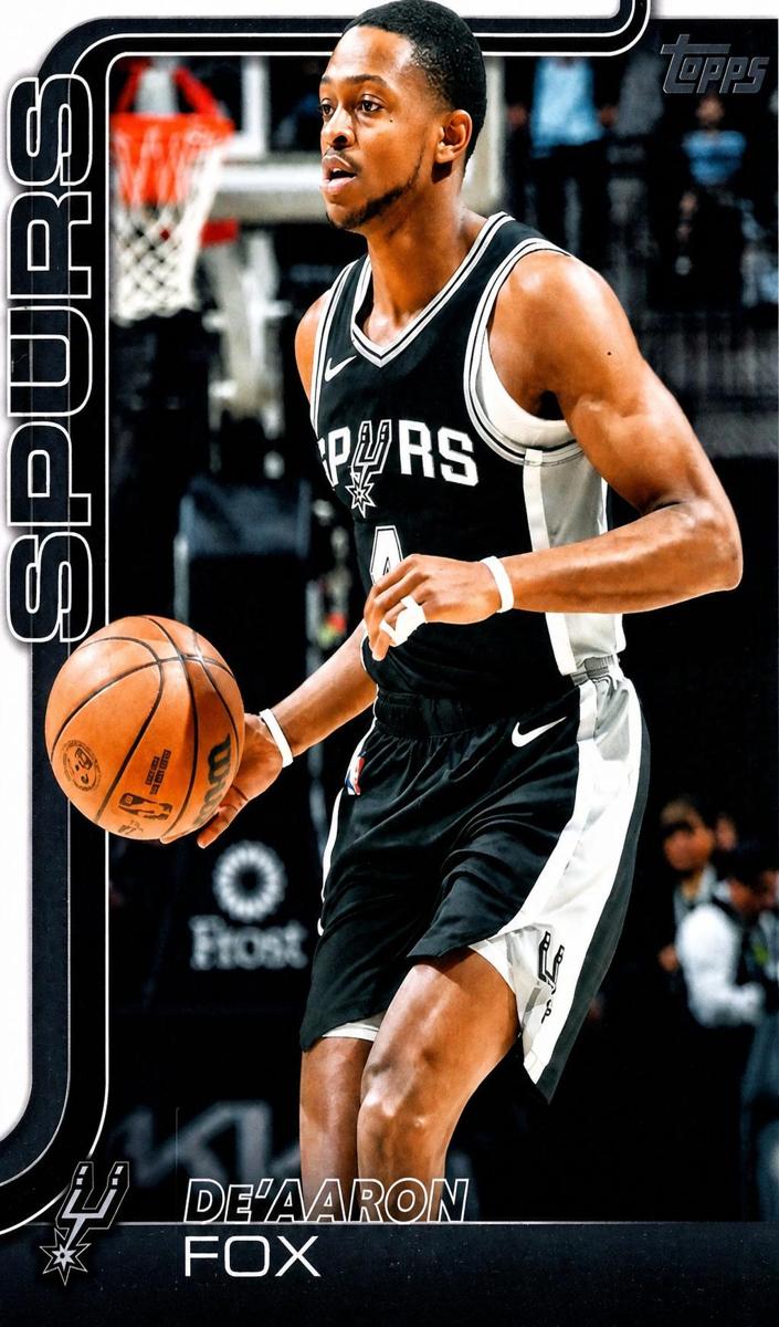De'Aaron Fox 2025 Topps Basketball card