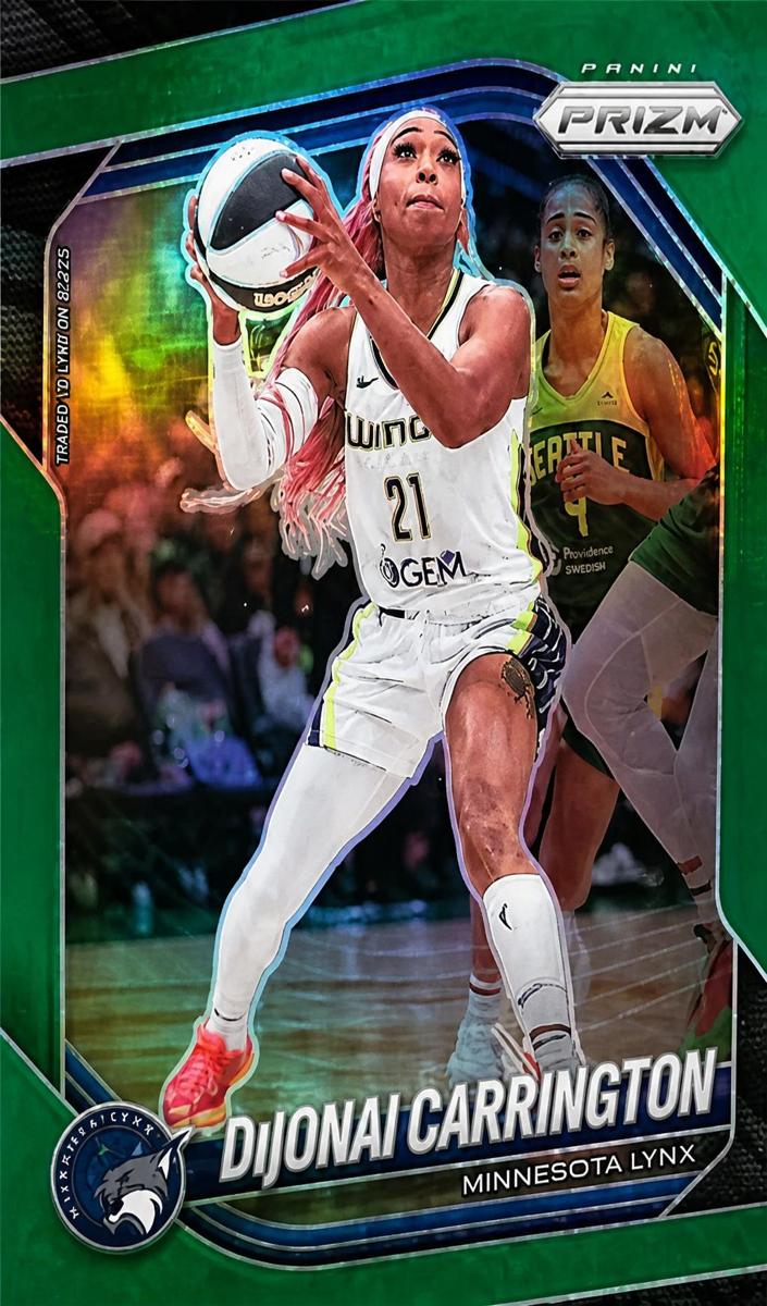 DiJonai Carrington 2025 Prizm WNBA card