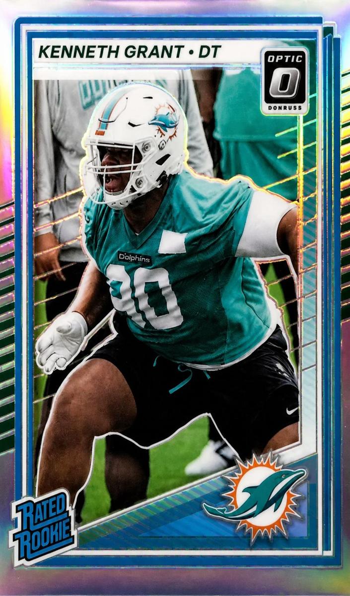Kenneth Grant 2025 Donruss Optic Football card
