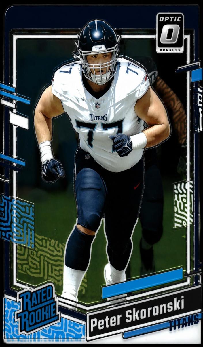 Peter Skoronski 2023 Donruss Optic Football card