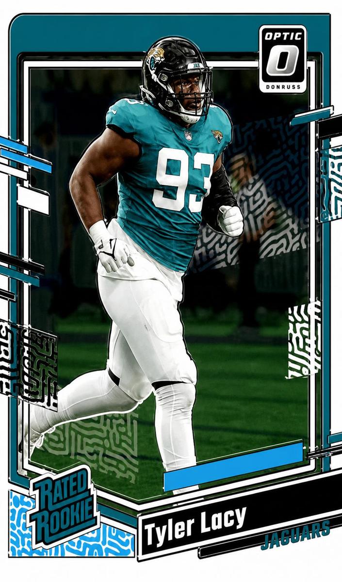 Tyler Lacy 2023 Donruss Optic Football card