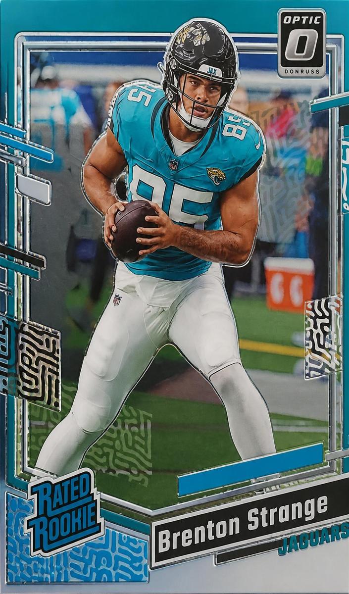 Brenton Strange 2023 Donruss Optic Football card