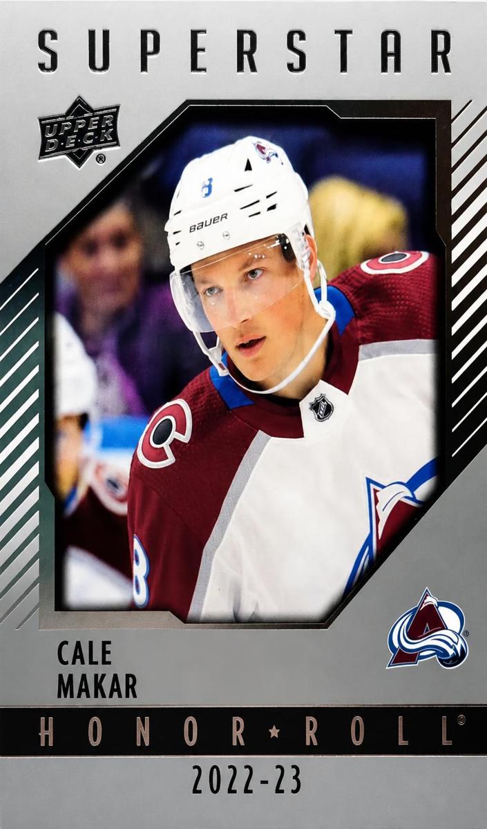 2022 Cale Makar [Gold Rainbow] #HR-50