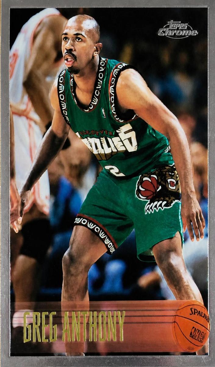 1996 Topps Chrome Greg Anthony #187 card