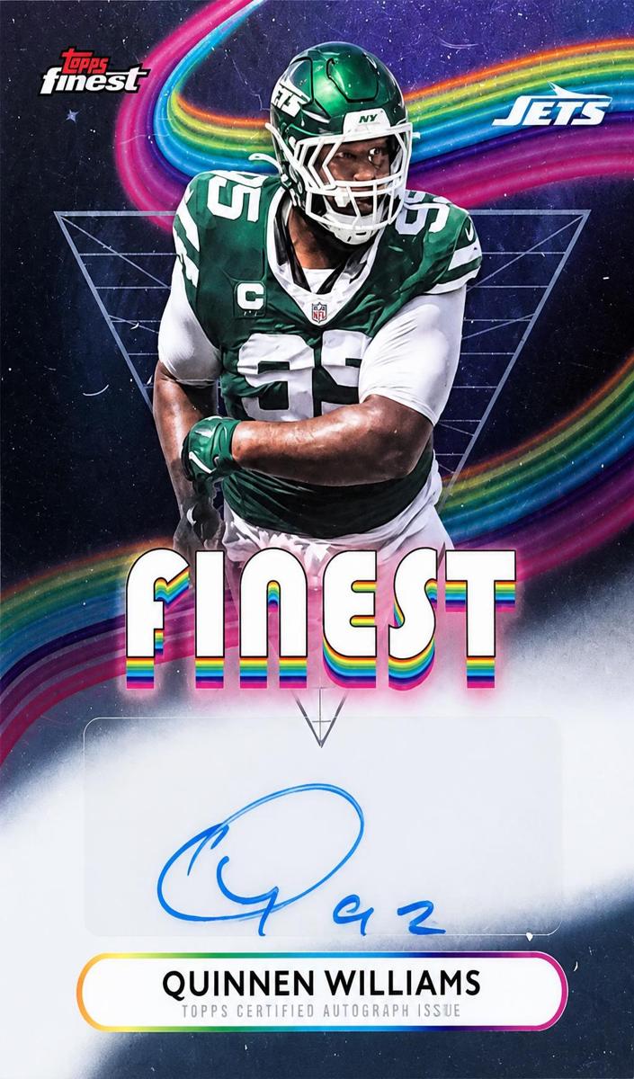 2025 Topps Finest Quinnen Williams #FA-QW card