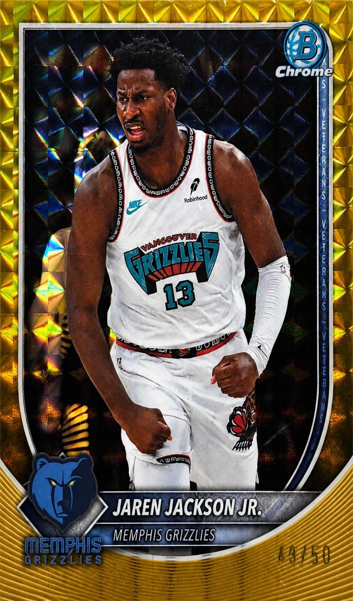 Jaren Jackson Jr. 2025 Bowman Basketball card