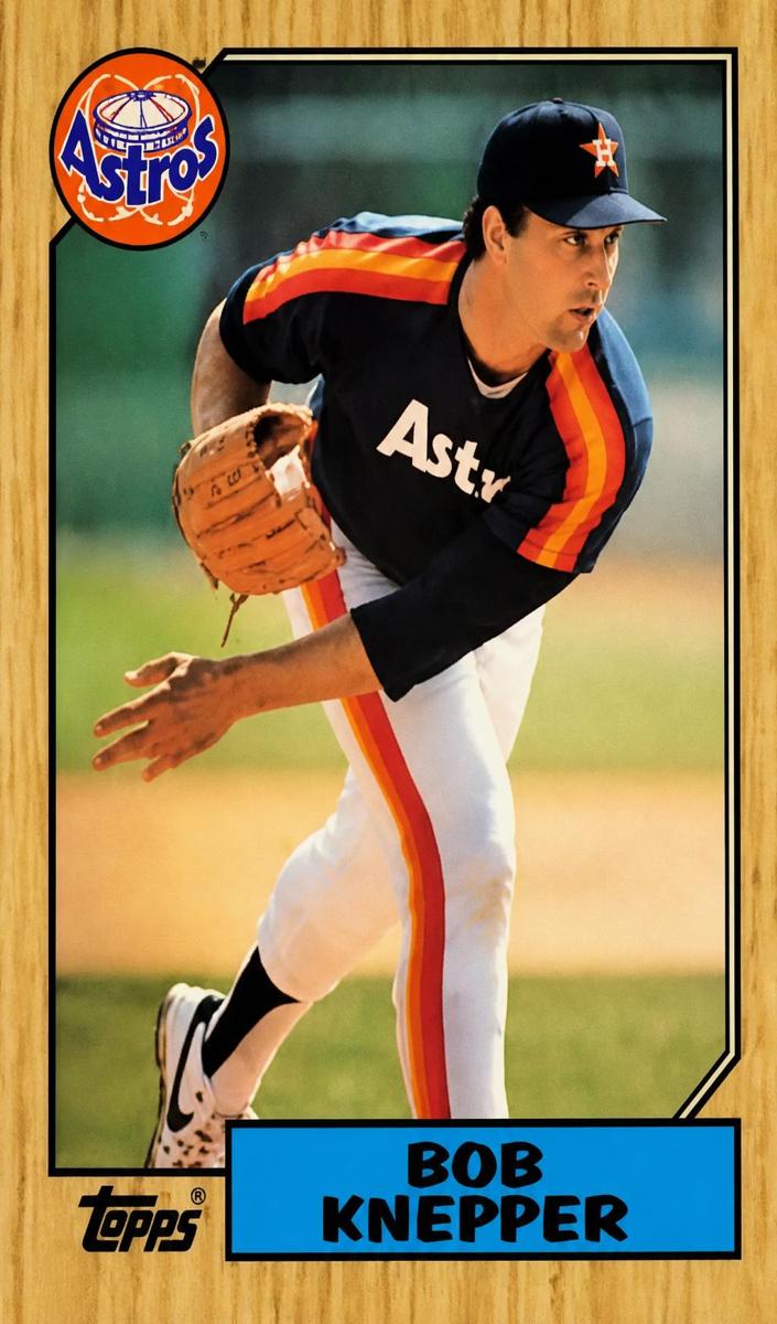 1987 Topps Bob Knepper #722 card