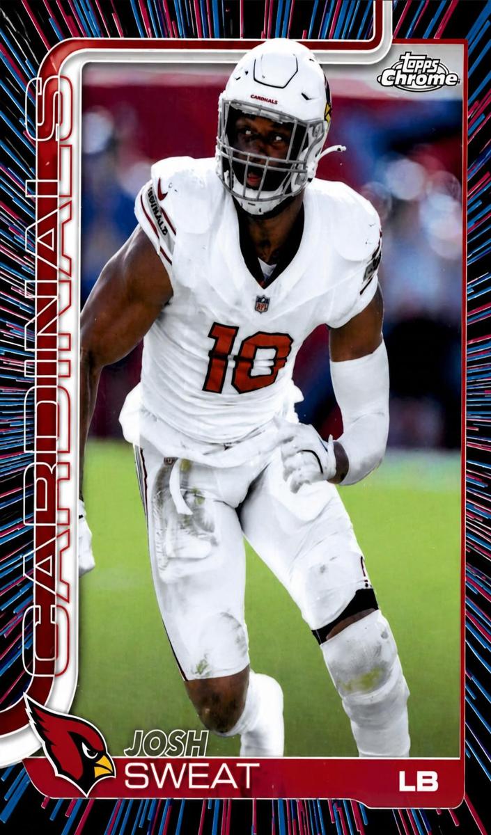 Josh Sweat 2025 Topps Chrome Football card