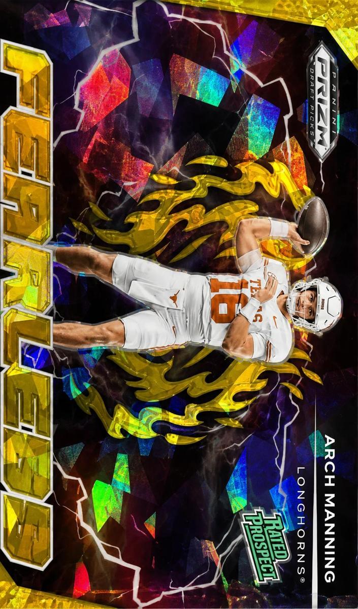 2025 Panini Prizm Draft Picks Fearless Arch Manning #F-AMG card