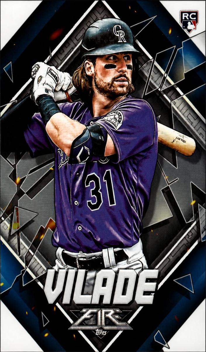 2022 Topps Fire Ryan Vilade #61 card