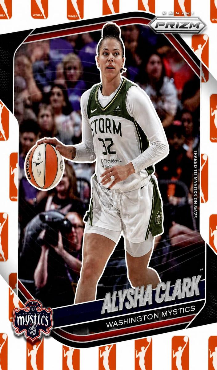 Alysha Clark 2025 Prizm WNBA card