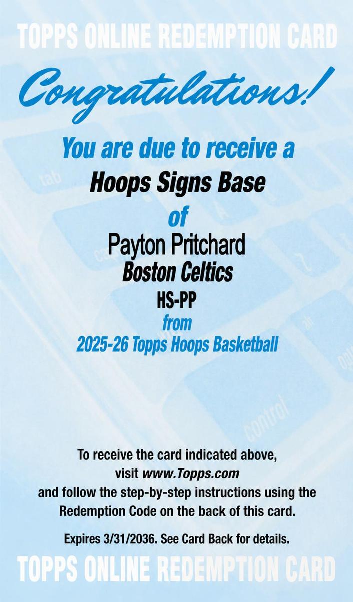 2025 Payton Pritchard #HS-PP